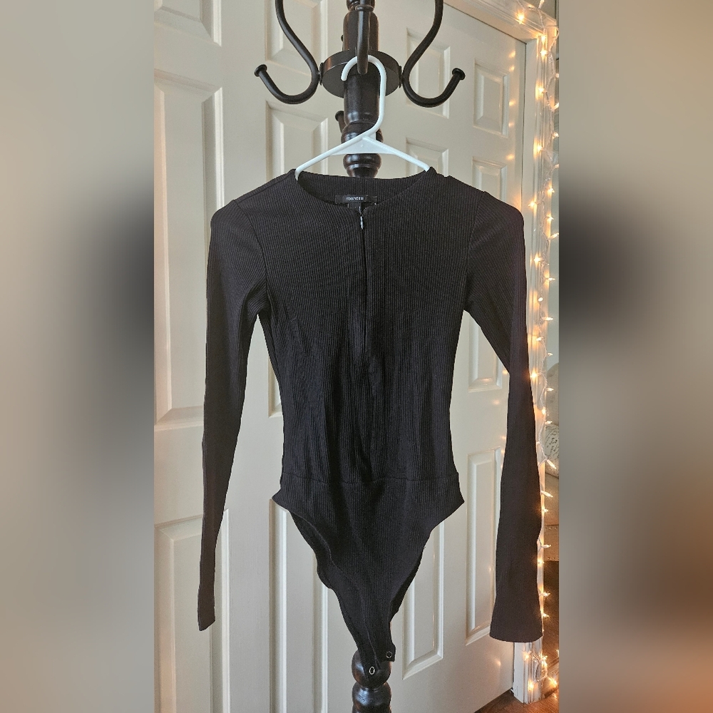 Black Long Sleeve Bodysuit